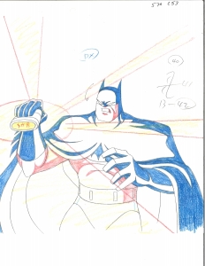 Batman with flashlight