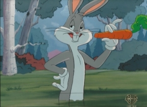Bugs Bunny holding Carrot