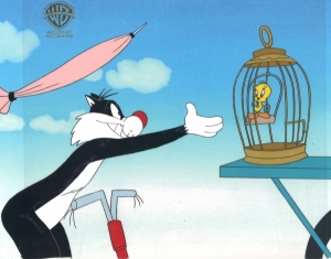 Sylvester and Tweety umbrella