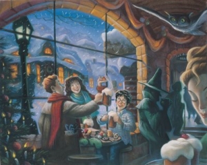 Three Friends at the Leaky Cauldron