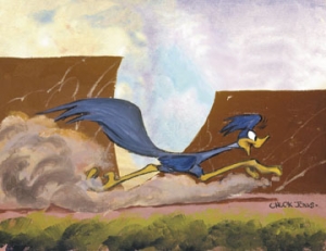 Desert Duo - Road Runner -canvas