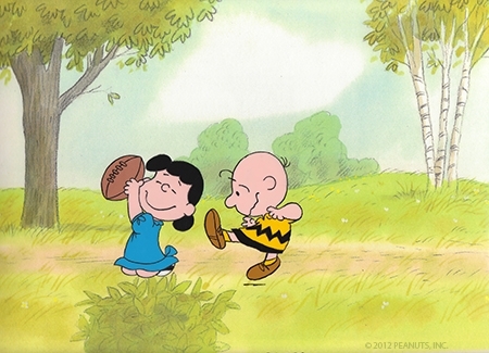 Charlie Brown And Lucy Football