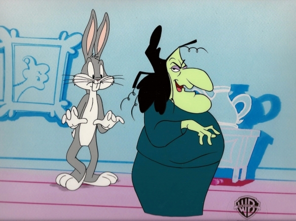 Witch bunny animation. Багз Банни и ведьма. Зайка Банни ведьма. Bugs Bunny show Witch Hazel. Зеленая ведьма Луни Тюнз.