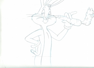 Bugs Bunny with matching cel