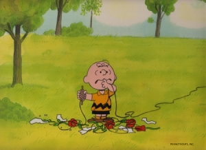 Charlie Brown with string