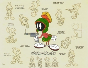 Marvin the Martian Model Sheet