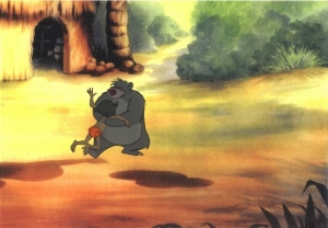 Baloo and Mowgli