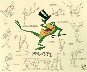 Michigan J. Frog Model Sheet