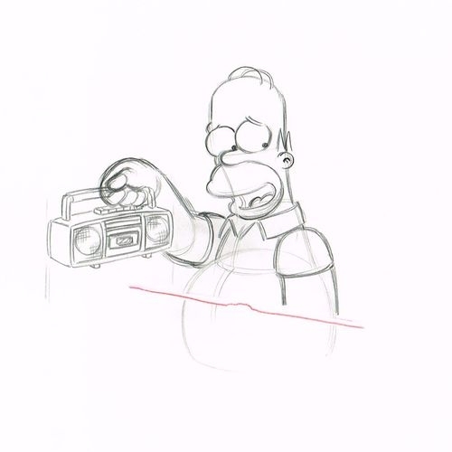 Homer Simpson drawing speedrun (WORLD RECORD) 