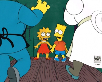 Bart and Lisa scare