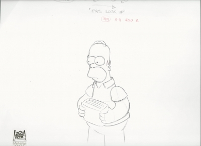Homer Simpson holding toaster