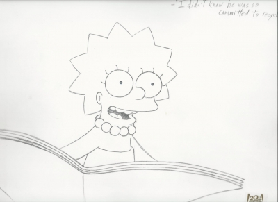 Lisa Simpson newspaper