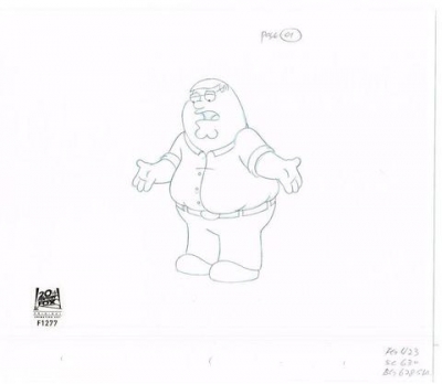 Peter Griffin stands arms out