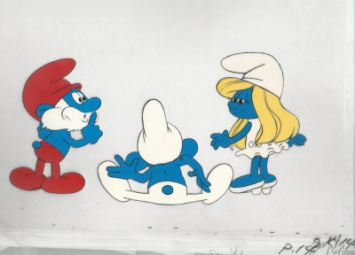 The Smurfs dance