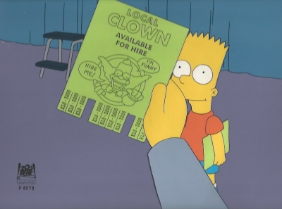 Bart Simpson Clown flyer
