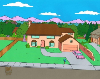 The Simpsons House Background DABF09