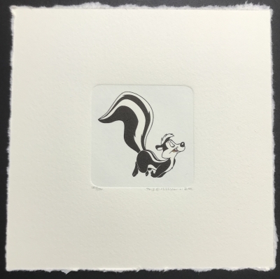 Pepe le Pew hopping 