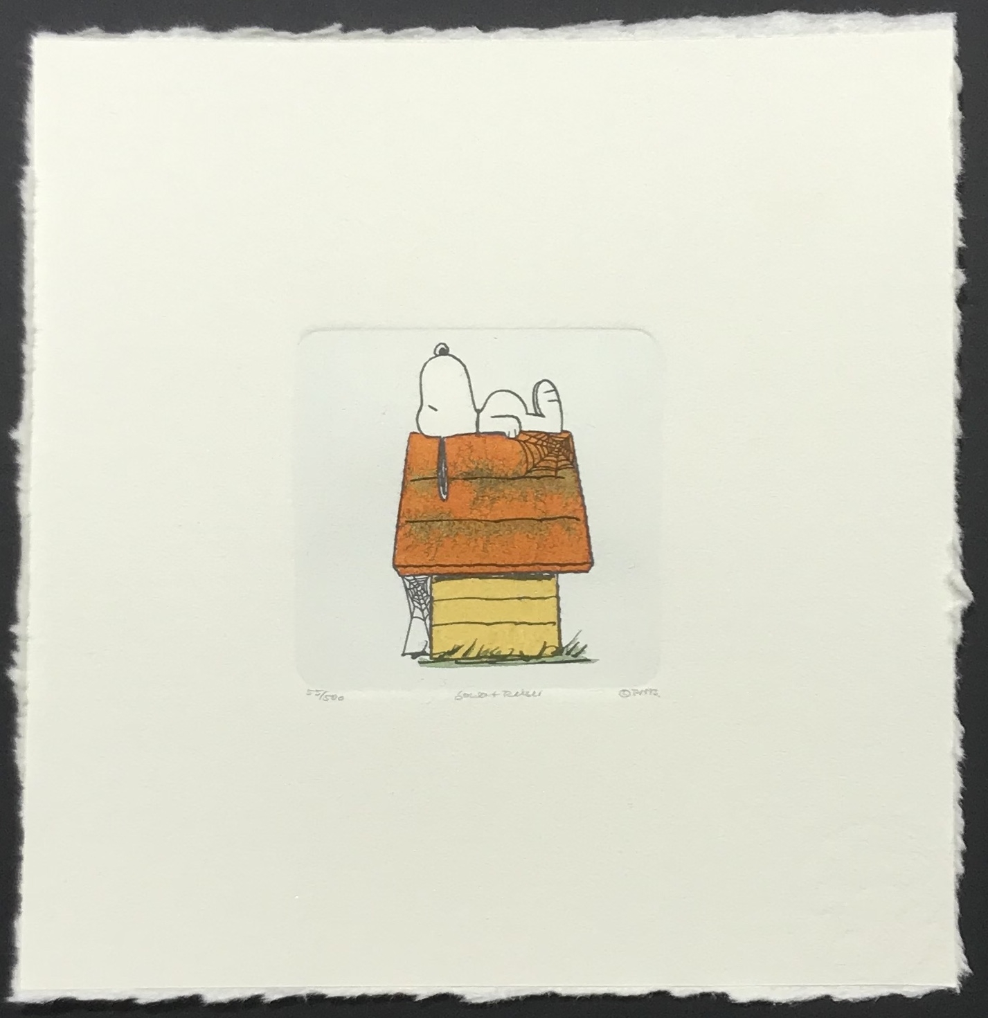 Snoopy On Doghouse Night Snoopy On Doghouse Night Item Pe2122 Hand Painted Etchings Sowa And Reiser Us Dollars Shop In Cdn Dollars Unframed Add To Cart Learn About Our Framing Product Description Snoopy Rests On Top Of His Doghouse In The