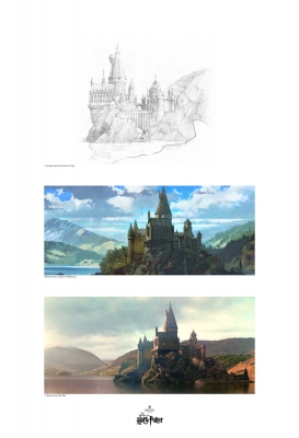 Creating Hogwarts and the Black Lake