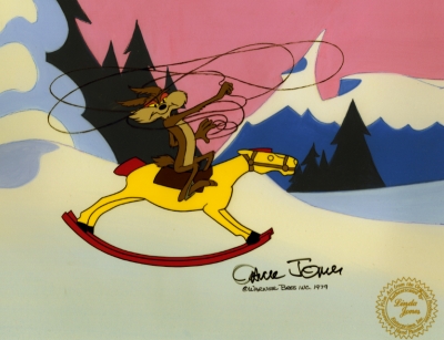 Wile E. Coyote rocking horse