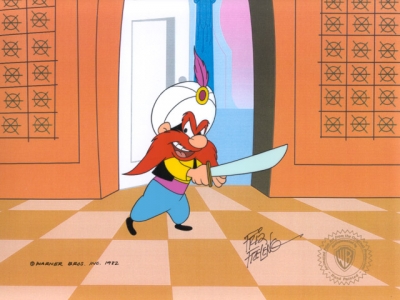 Yosemite Sam with sword