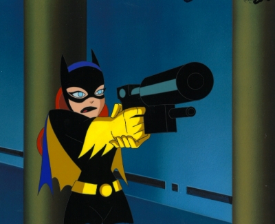 Batgirl with gun
