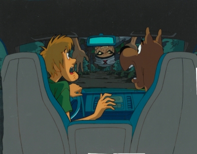 Scooby Doo and Shaggy in Mystery Machine Original Background