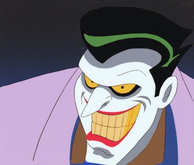 Joker with original drawing