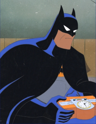 Batman with clock