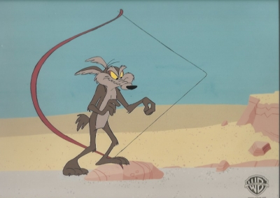 Wile E. Coyote with Bow Chariots of Fur