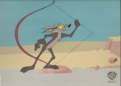 Wile E. Coyote Chariots of Fur bow