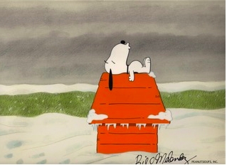 Snoopy on dog house whistle