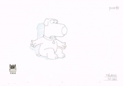 Brian Griffin sitting