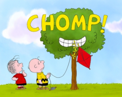 Chomp! Charlie Brown vs The Kite Eating Tree
