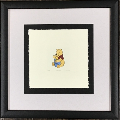 Winnie The Pooh with Honey Framed
