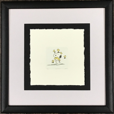 The Peanuts - Friends etching