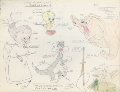 Vintage Color Model Sheet 10