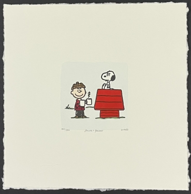 The Peanuts Snoopy and Charlie Brown Latte Express un