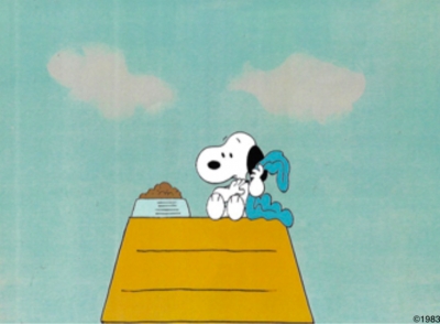 Snoopy with blanket 1