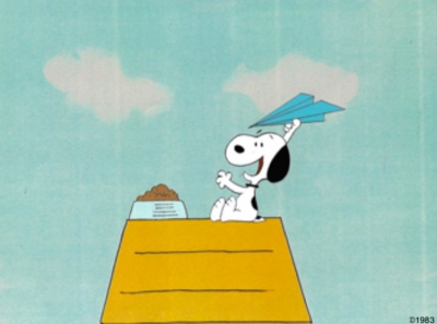 Snoopy on Dog House 172S36