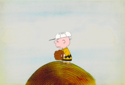 Charlie Brown on mound 1