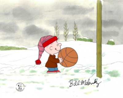 Rerun plays basketball
