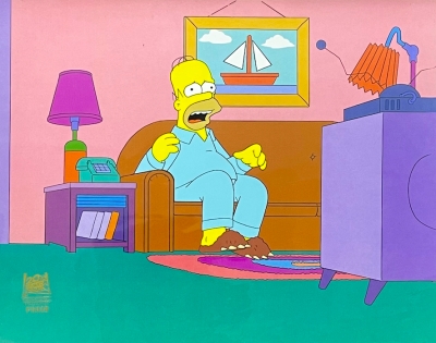 Homer on the couch Original