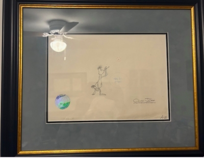 The Who pea shooter framed