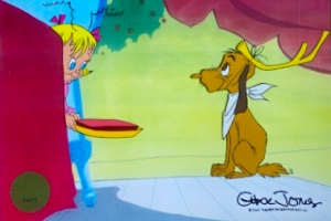 Cindy Lou Who and Max table 1/1 with production drawing